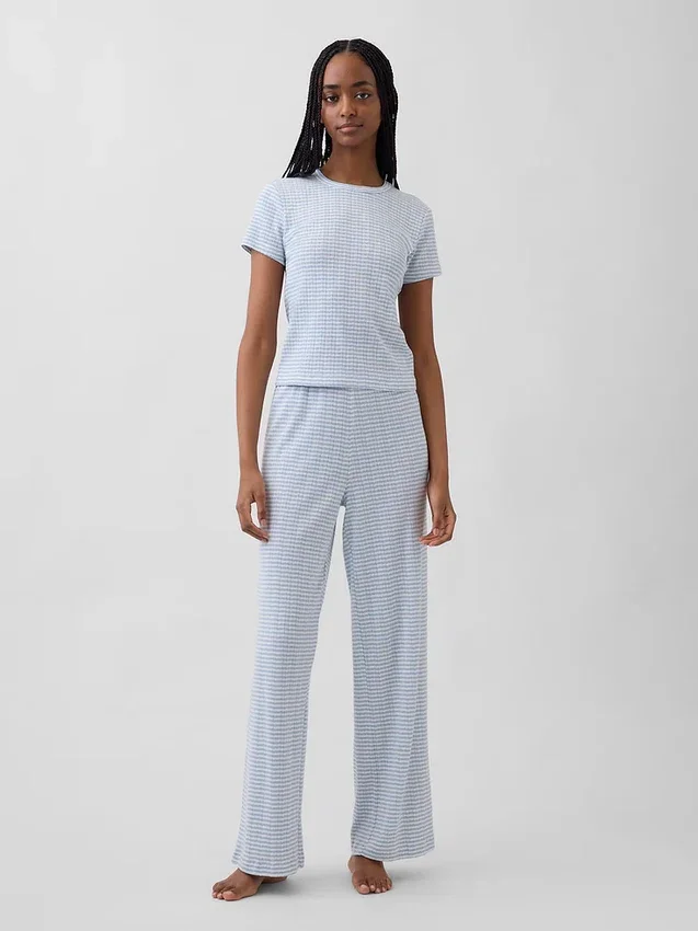Pointelle Pijama Tişörtü