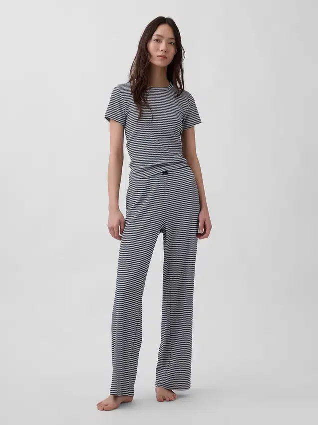 Pointelle Pijama Tişörtü