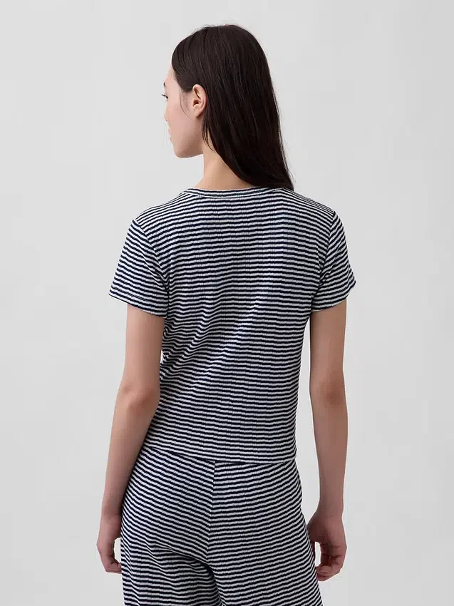 Pointelle Pijama Tişörtü