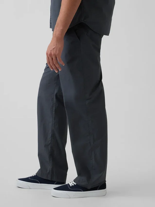 Poplin '90'lar Gevşek Pantolon