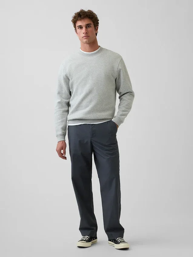 Poplin '90'lar Gevşek Pantolon