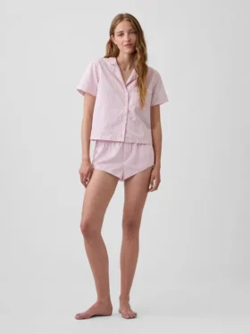 Poplin Bloomer Pijama Şortu