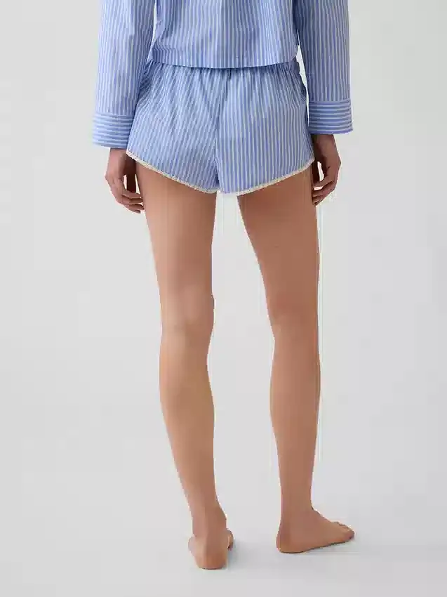 Poplin Bloomer Pijama Şortu