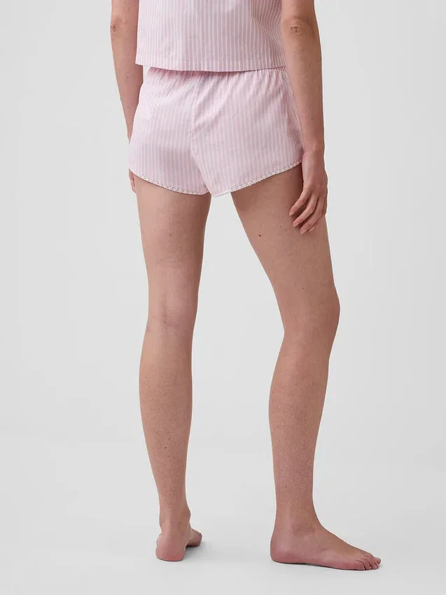 Poplin Bloomer Pijama Şortu