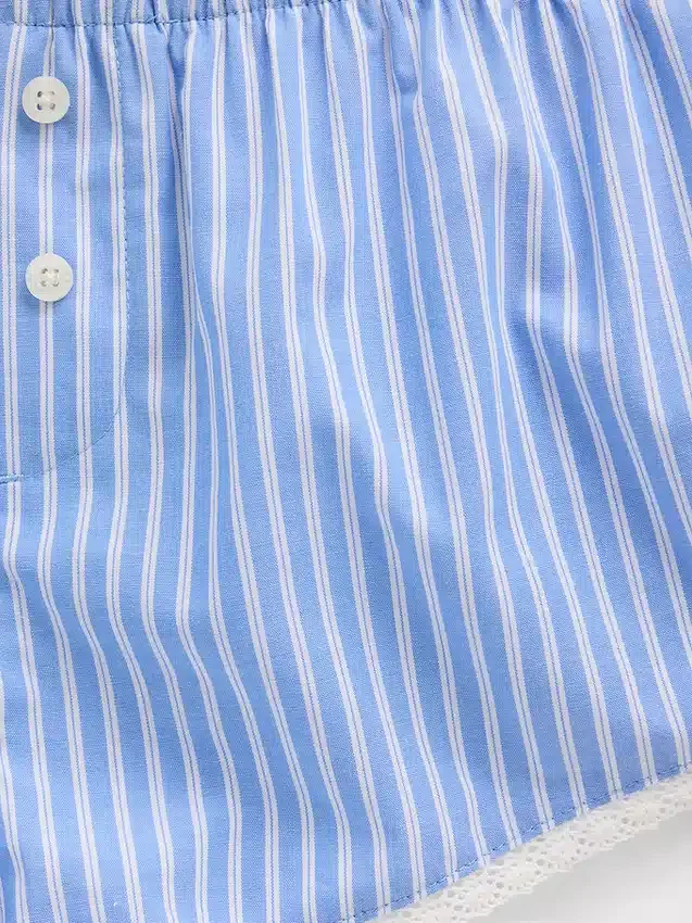 Poplin Bloomer Pijama Şortu