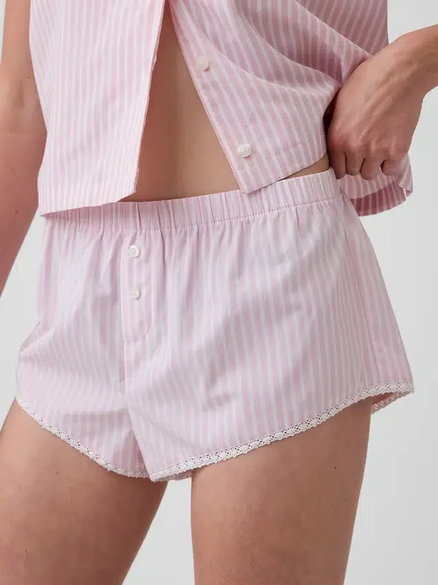 Poplin Bloomer Pijama Şortu