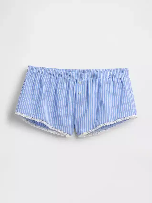 Poplin Bloomer Pijama Şortu