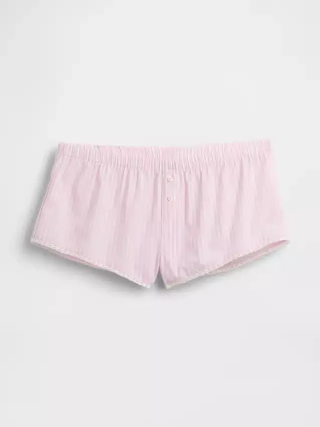 Poplin Bloomer Pijama Şortu