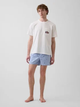Poplin Boxer Şortlar
