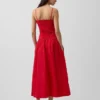 Poplin Düşük Bel Maxi Elbise