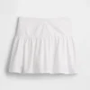 Poplin Düşük Bel Mini Etek-Şort