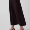 Poplin Düşük Belli Maxi Elbise