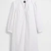 Poplin Henley Mini Elbise