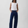 Poplin Kayık Yaka Tank Top