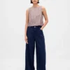Poplin Kayık Yaka Tank Top