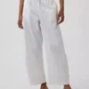 Poplin Kolay Giyilebilir Geniş Paça Pantolon