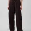 Poplin Kolay Giyilebilir Geniş Paça Pantolon