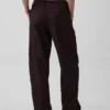 Poplin Kolay Giyilebilir Geniş Paça Pantolon