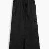 Poplin Kolay Giyilebilir Kargo Maxi Etek