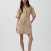 Poplin Mini Gömlek Elbise