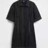 Poplin Mini Gömlek Elbise