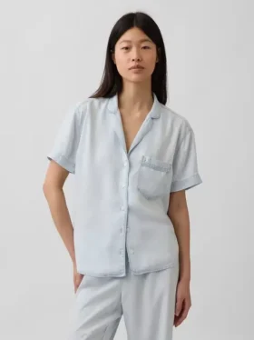Poplin Pijama Gömleği