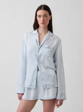 Poplin Pijama Gömleği
