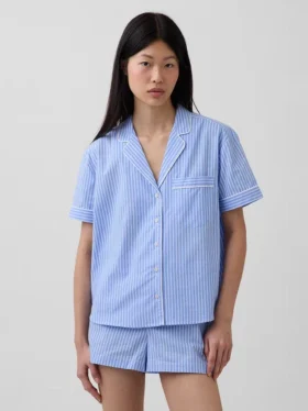 Poplin Pijama Gömleği