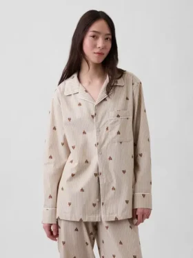 Poplin Pijama Gömleği