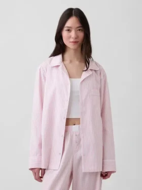 Poplin Pijama Gömleği