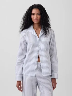 Poplin Pijama Gömleği