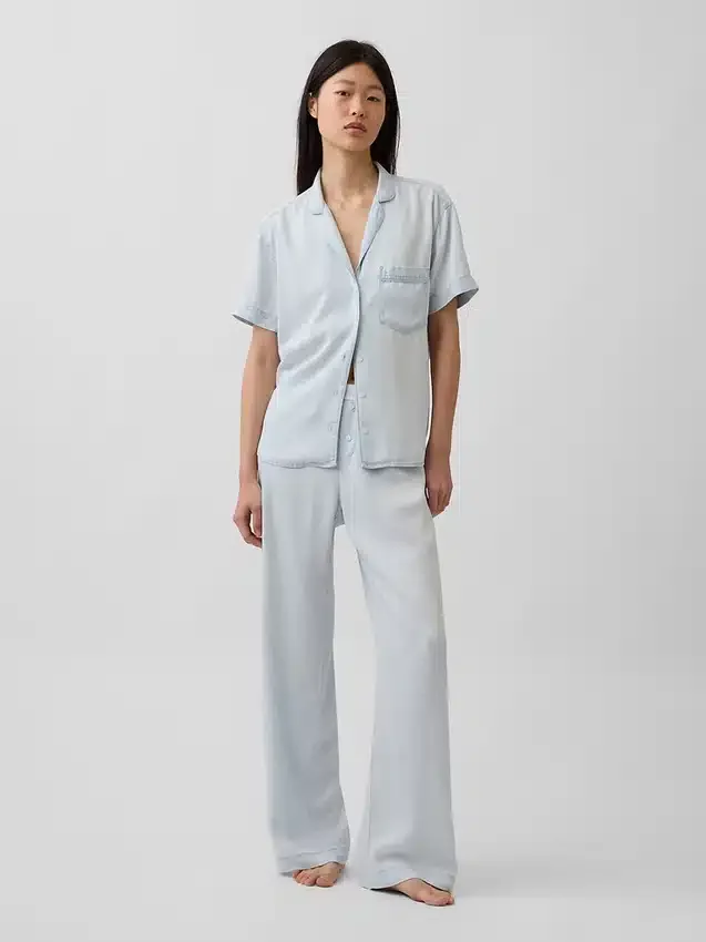 Poplin Pijama Gömleği