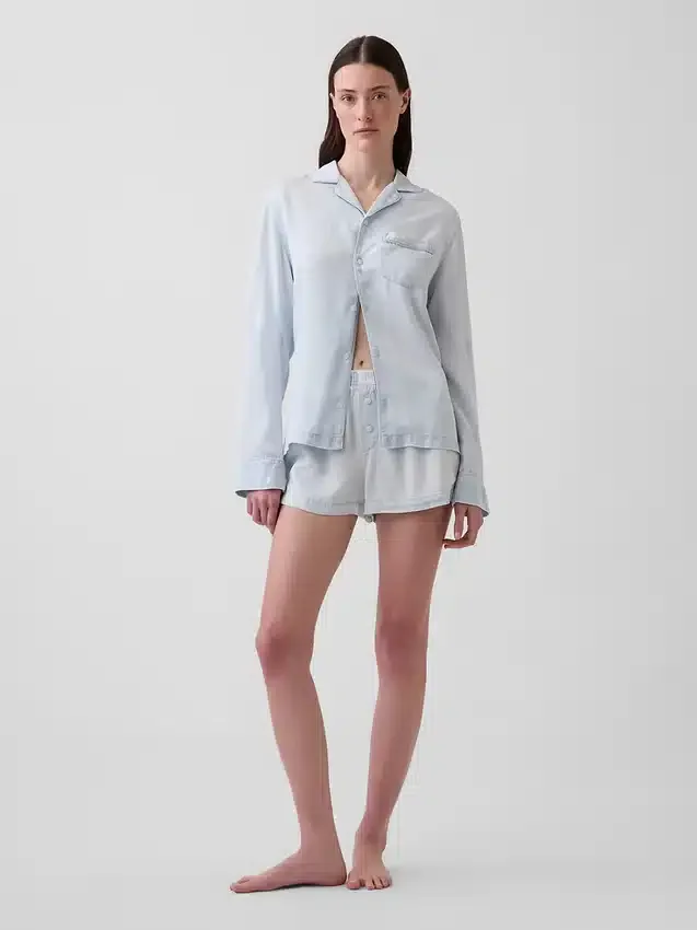 Poplin Pijama Gömleği