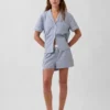Poplin Pijama Şortları