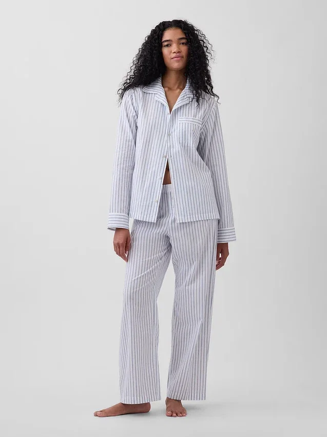 Poplin Pijama Gömleği