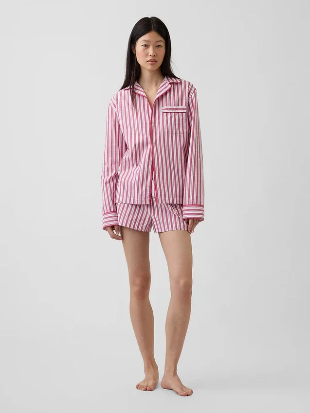 Poplin Pijama Gömleği