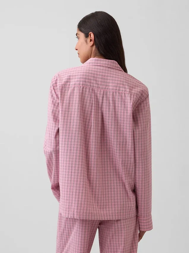 Poplin Pijama Gömleği