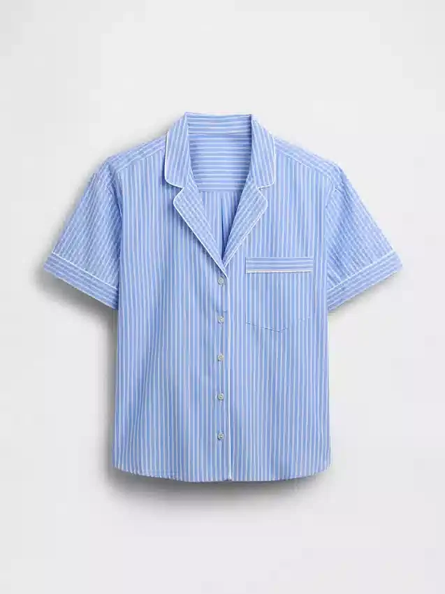 Poplin Pijama Gömleği