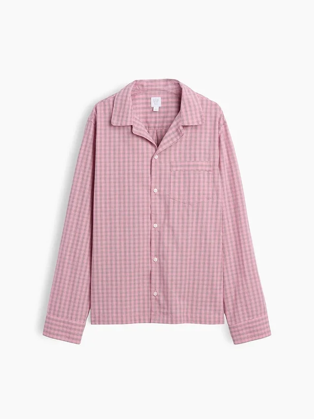 Poplin Pijama Gömleği