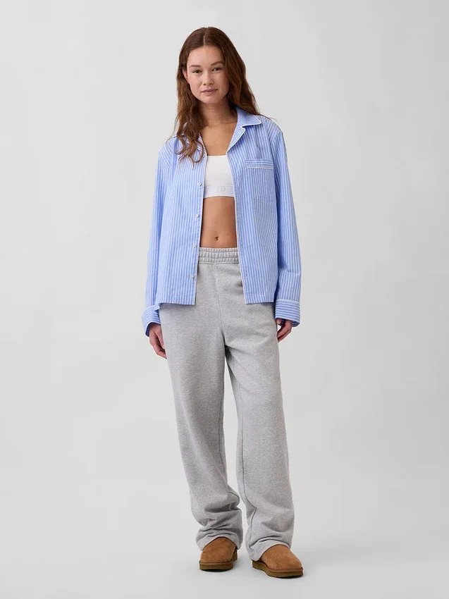 Poplin Pijama Gömleği