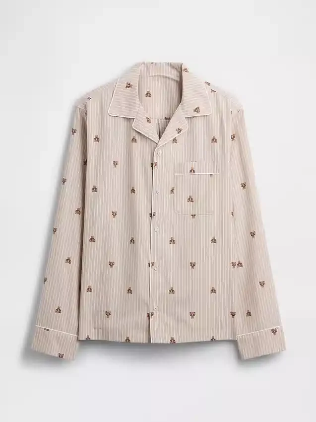 Poplin Pijama Gömleği