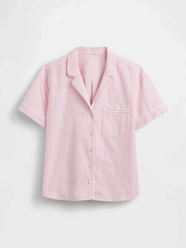Poplin Pijama Gömleği