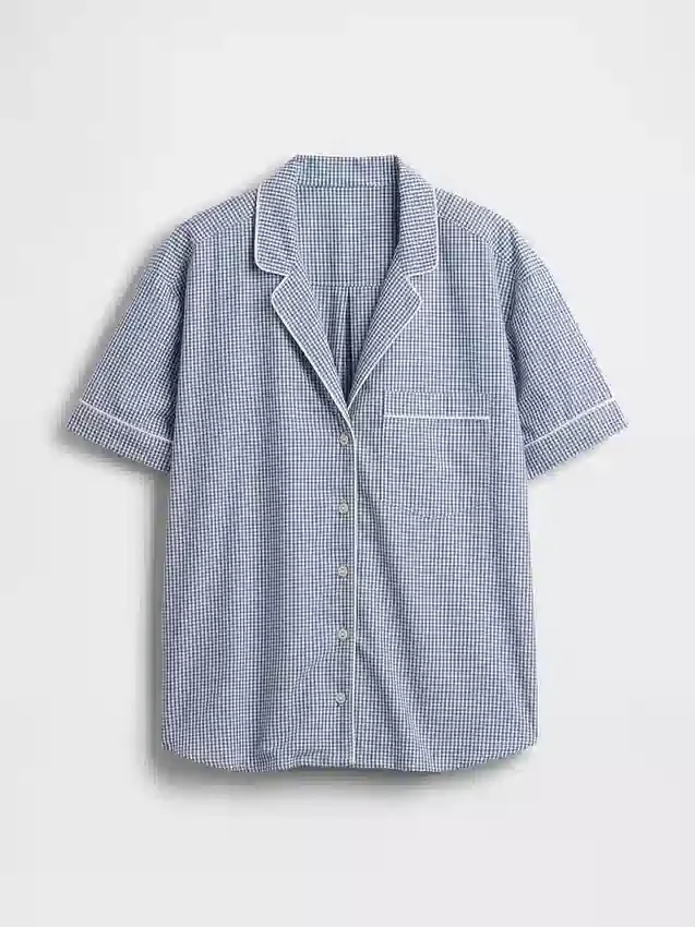 Poplin Pijama Gömleği