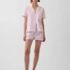 Poplin Pijama Şortları