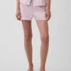 Poplin Pijama Şortları