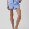 Poplin Pijama Şortları