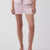 Poplin Pijama Şortları