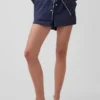 Poplin Pijama Şortları