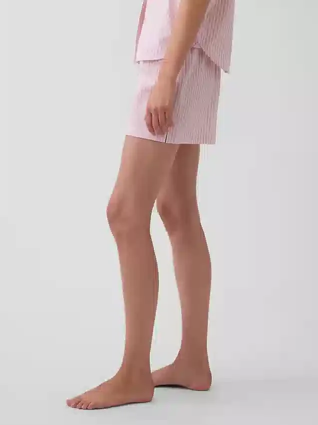 Poplin Pijama Şortları