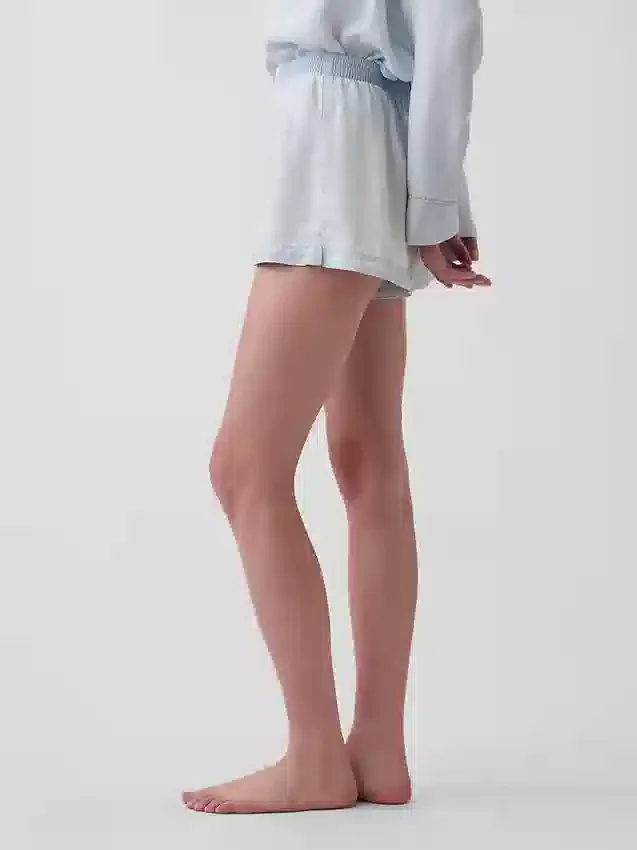 Poplin Pijama Şortları